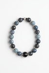 Zen Stone Bracelet luxury masculine natural gemstone bead bracelet centered on white background